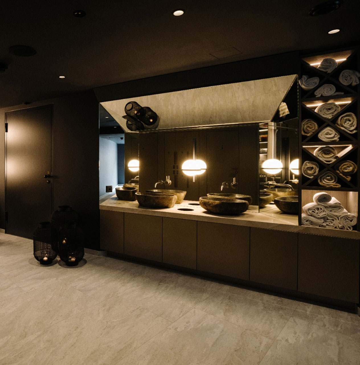 Spa Bereich des Luxusresort Bergwelt Grindelwald gebaut von mb:duoform